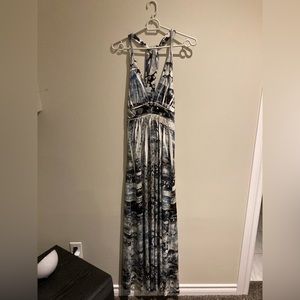 S-Twelve Halter Maxi Dress